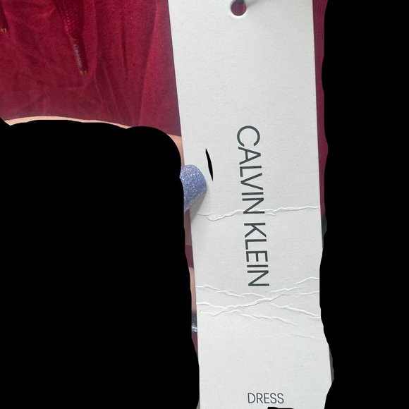 NWT Calvin Klein Red Dress - Picture 3 of 3